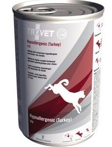 TROVET Hypoallergenic TPD with turkey - Šlapias maistas šunims - 400 g
