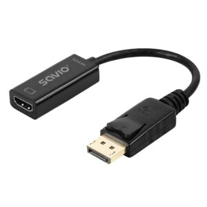 Savio adapteris DisplayPort (M) v1.2 - HDMI A (F) v1.4, 4K, AK-62 - Image 2