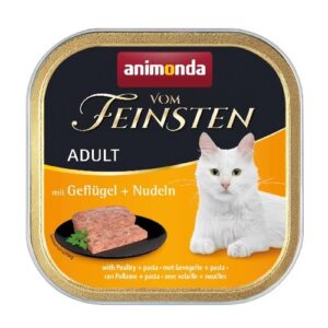 ANIMONDA Vom Feinsten Adult Poultry with pasta - šlapias kačių maistas - 100g