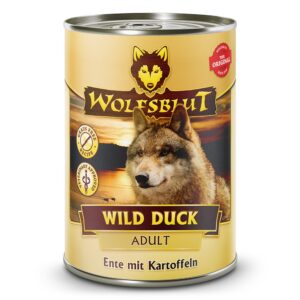 WOLFSBLUT Wild Duck Duck with potatoes - drėgnas ėdalas šunims - 395g