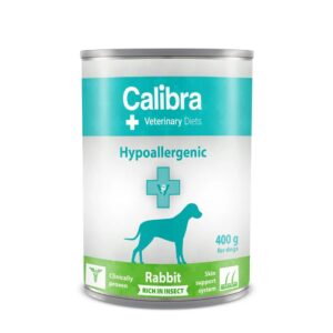 CALIBRA VD Dog Hypoallergenic Rabit&Insect - drėgnas ėdalas šunims - 400g
