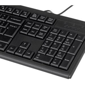 A4Tech KR-83 klaviatūra USB Juoda - Image 2