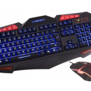 Esperanza EGK3000 Klaviatūra + laidinis apšviestas pelės rinkinys