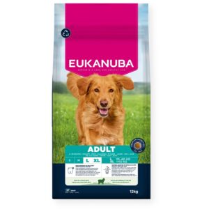 EUKANUBA Adult L XL Rich in lamb & rice - sausas maistas šunims - 12kg - Image 2