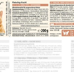 ANIMONDA Carny Adult Chicken, turkey and duck hearts - šlapias kačių maistas - 200g - Image 2