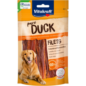 VITAKRAFT Pure Duck Fillets - skanėstas šuniui - 80 g