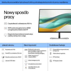 HP Series 5 Pro 23.8 inch FHD Monitor - 524pf - Image 3