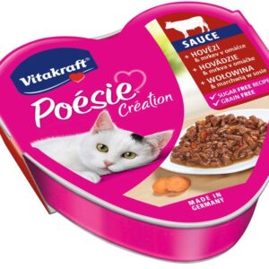 VITAKRAFT POESIE CREATION SOS jautiena/morkos - drėgnas kačių maistas - 85 g