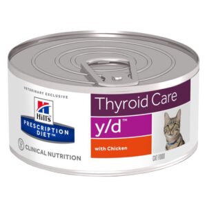 HILL'S PRESCRIPTION DIET Thyroid Care Feline y/d Šlapias kačių maistas Viščiukas 156 g - Image 3