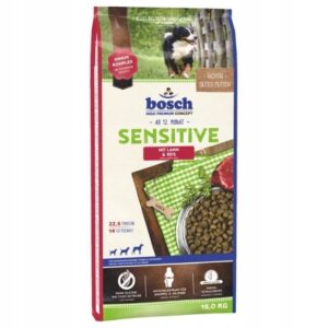BOSCH Sensitive Lamb&Rice - sausas maistas šunims - 15 kg