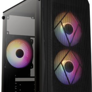 Aerocool CS107V2 kompiuterio korpusas „Mini Tower“ Juoda - Image 2