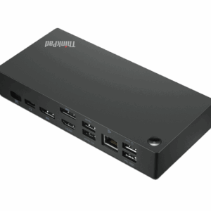 Lenovo 40AY0090EU knyginių kompiuterių dokas / jungčių replikatorius Vielinis USB 3.2 Gen 1 (3.1 Gen 1) Type-C Juoda