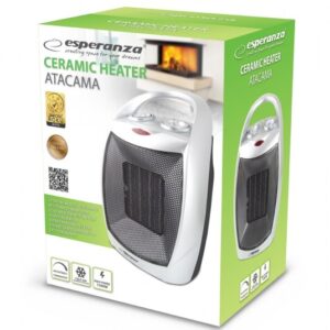 Esperanza EHH006 elektrinis patalpų šildytuvas Vidaus Juoda 1500 W - Image 3