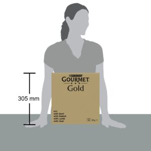 PURINA GOURMET GOLD Mousse Mix 4 Flavours - šlapias kačių maistas - 96x85g - Image 3