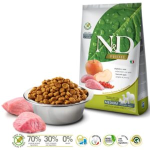 FARMINA N&D PRIME DOG WILD BOAR AND APPLE ADULT MEDIUM & MAXI 12 kg - Image 2