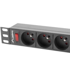 LANBERG MAITINIMO JUOSTA 19" STOVAS (1U, 16A, 9X 230V PL) - Image 2