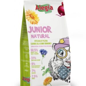 ALEGIA Junior Natural - maistas jūrų kiaulytė - 650g