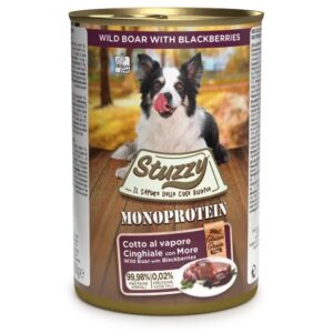 STUZZY Monoprotein Wild Boar - šlapias maistas šunims - 400 g - Image 1