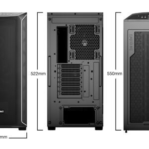 be quiet! Shadow Base 800 DX Black „Midi Tower“ Juoda - Image 2