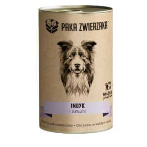 PAKA ZWIERZAKA Turkey and cranberries - drėgnas ėdalas šunims - 400g