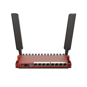 Mikrotik L009UiGS-2HaxD-IN belaidis maršrutizatorius Gigabitinis eternetas Viena juosta (2,4 GHz) Raudona
