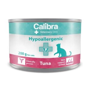 CALIBRA VD Cat Hypoallergenic Tuna - šlapias kačių maistas - 200g