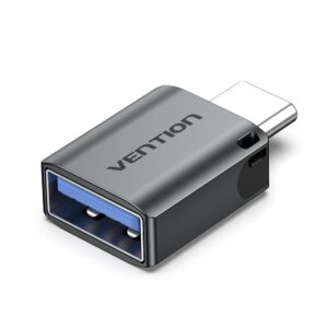 Vention CDQH0 kabelių lizdinio / kištukinio jungčių tipo keitiklis USB C USB A Pilka