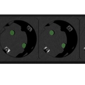 Gembird SPG5-U2-5-02 Maitinimo lizdas su USB įkrovikliu, 5 lizdai, 1,5 m, 2x USB, juodas - Image 2