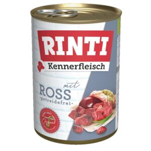 RINTI Kennerfleisch Horse - drėgnas ėdalas šunims - 400g