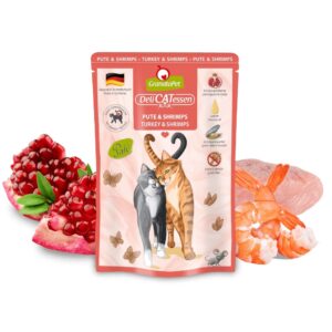 GranataPet DeliCATessen Turkey and shrimps - šlapias kačių maistas - 85g - Image 2