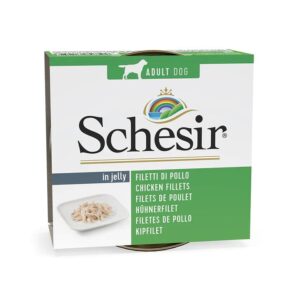 SCHESIR in jelly Chicken -  šlapias maistas šunims - 150 g