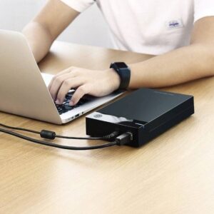 Ugreen SATA 3.5'' Kietųjų diskų dėklas HDD/SSD Juodas - Image 3