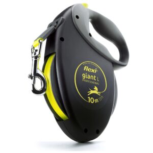 Flexi Special Giant Geltona Šuo Susitraukiantis pavadėlis 10 m