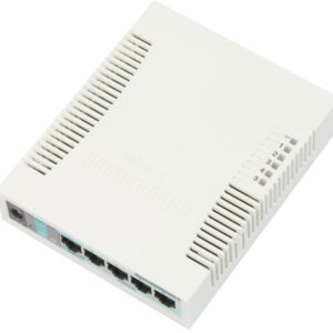 Mikrotik RB260GS Gigabit Ethernet (10/100/1000) Maitinimas per Eternetą (PoE) Balta