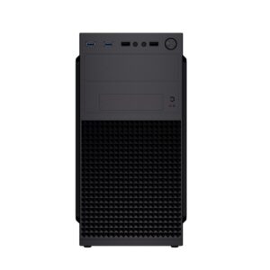 Gembird Mini-tower kompiuterio dėklas Fornax K300, Micro-ATX, 2x USB 3.0 + 2x USB 2.0, juodas - Image 2