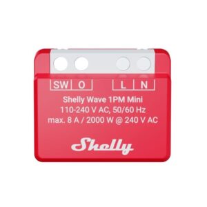 Shelly Wave 1PM Mini LR išmanusis Z-Wave relė