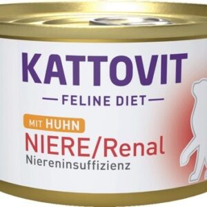 KATTOVIT Feline Diet Niere/Renal Chicken - šlapias kačių maistas - 185g