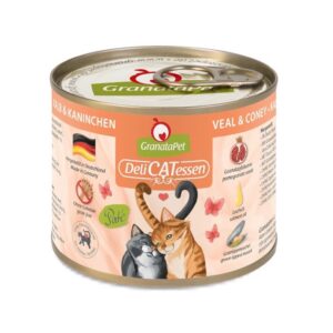 GranataPet DeliCATessen Veal and coney - šlapias kačių maistas - 200g