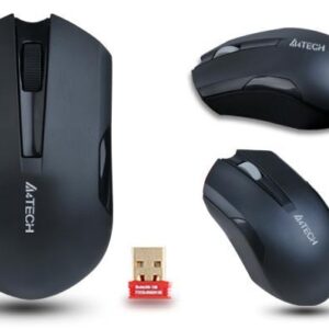 A4Tech G3-200N kompiuterio pelė Abiems rankoms Radijo dažnio belaidė V-Track 1000 DPI - Image 2