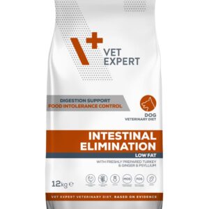 VET EXPERT Veterinary Diet Intestinal Elimination Dog – sausas šunų maistas – 12 kg