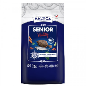 BALTICA Excellent Senior Vitality Baltic fish Medium and large breeds - sausas maistas šunims - 12kg