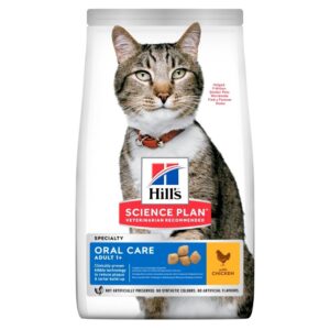 HILL'S SP Adult Oral Care Chicken - sausas kačių maistas - 1,5kg