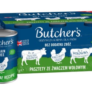 BUTCHER'S Original Mega pack mix tripe loaf recipe - šlapias maistas šunims - 6 x 400g