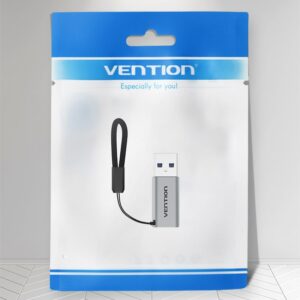 Vention CDPH0 kabelių lizdinio / kištukinio jungčių tipo keitiklis USB A USB C Pilka - Image 2