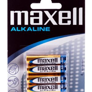 Maxell Battery Alkaline LR-03 AAA 4-Pack Vienkartinė baterija Šarminis