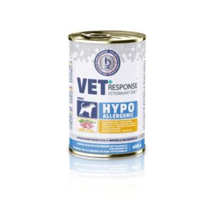 VET RESPONSE Hypoallergenic Turkey - drėgnas ėdalas šunims - 400g