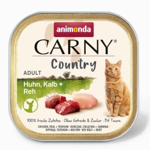 ANIMONDA Carny Country Chicken, Veršiena + Ikrai - šlapias kačių maistas - 100 g