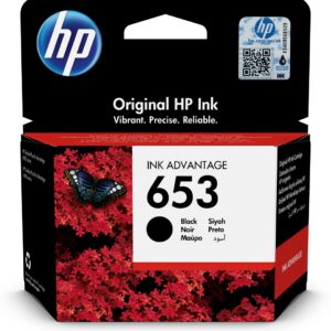 HP originali 653 Advantage juodos spalvos rašalo kasetė