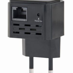 Gembird WNP-RP300-03-BK tiltelis / kartotuvas Tinklo kartotuvas 300 Mbit/ai Juoda - Image 3