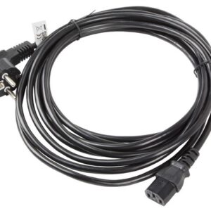 Lanberg CA-C13C-11CC-0100-BK maitinimo kabelis Juoda 10 m C13 šakotuvas CEE7/7 - Image 3